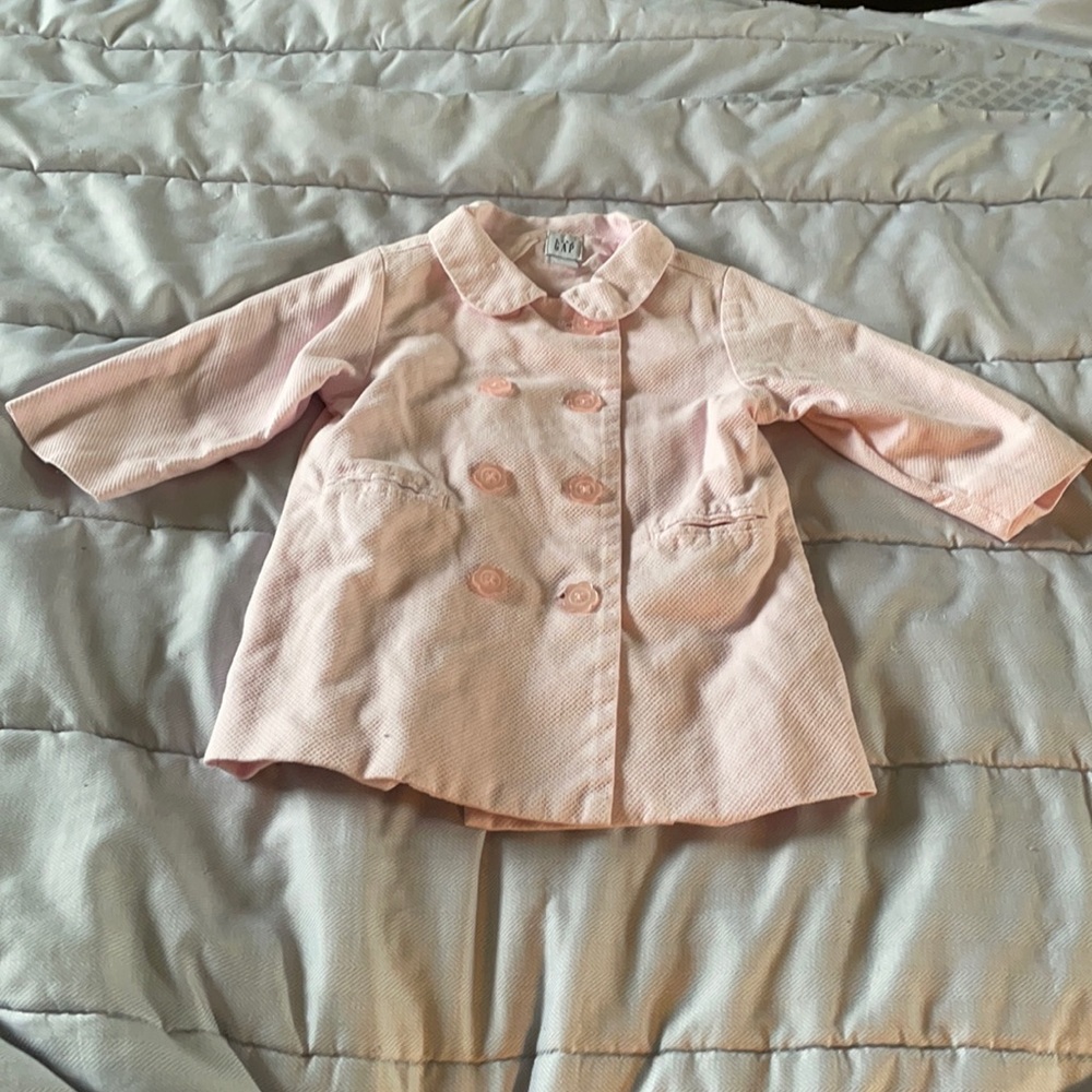Girls Gap pink jacket 12-18M